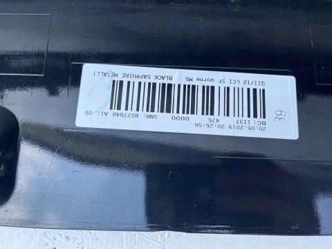 BMW 7 G11 LIFT LCI M PAKIET ZDERZAK PRZEDNI 8073985 WYS 24H FV ORGV BMW 7 G11 LIFT LCI M PAKIET ZDERZAK PRZEDNI 8073985 WYS 24H FV ORGV