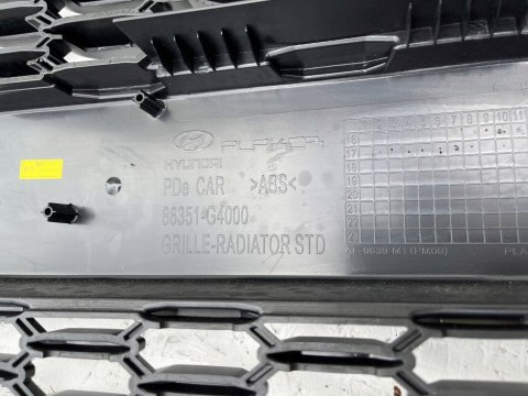 HYUNDAI I 30 III 2017 - 86351-G4000 GRILL ATRAPA WYS 24H ORG HYUNDAI I 30 III 2017 - 86351-G4000 GRILL ATRAPA WYS 24H ORG