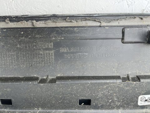 AUDI Q5 II 80A S LINE LISTWA DRZWI PRAWY PRZÓD 80A853960B ORG FV 24H AUDI Q5 II 80A S LINE LISTWA DRZWI PRAWY PRZÓD 80A853960B ORG FV 24H
