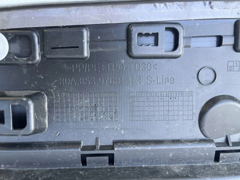 AUDI Q5 II 80A S LINE LISTWA DRZWI PRAWY TYŁ 80A853970B ORG FV 24H AUDI Q5 II 80A S LINE LISTWA DRZWI PRAWY TYŁ 80A853970B ORG FV 24H