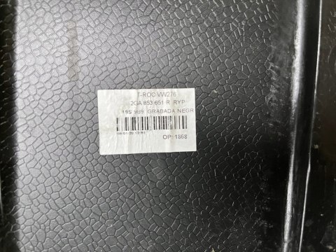 VW T-ROC TROC 2GA ATRAPA GRILL ORG VW T-ROC TROC 2GA ATRAPA GRILL ORG