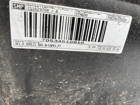 BMW 5 G30 LIFT ZDERZAK TYŁ TYLNY ORG BMW 5 G30 LIFT ZDERZAK TYŁ TYLNY ORG