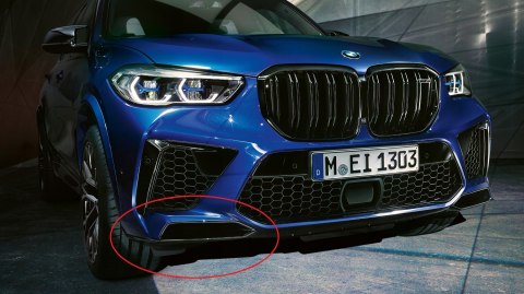 BMW X5M F95 M POWER SPOILER NAROŻNIK PRAWY DOLNY BMW X5M F95 M POWER SPOILER NAROŻNIK PRAWY DOLNY