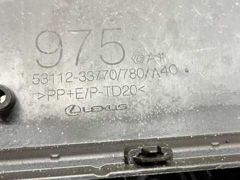 LEXUS ES VII LIFT 2021- ATRAPA GRILL 53112-33770 ORG FV WYS 24H LEXUS ES VII LIFT 2021- ATRAPA GRILL 53112-33770 ORG FV WYS 24H