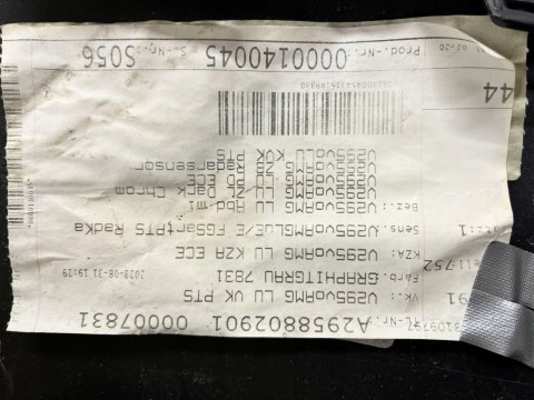 MERCEDES EQE W295 AMG A2958854501 ZDERZAK PRZÓD ORG WYS 24H FV MERCEDES EQE W295 AMG A2958854501 ZDERZAK PRZÓD ORG WYS 24H FV
