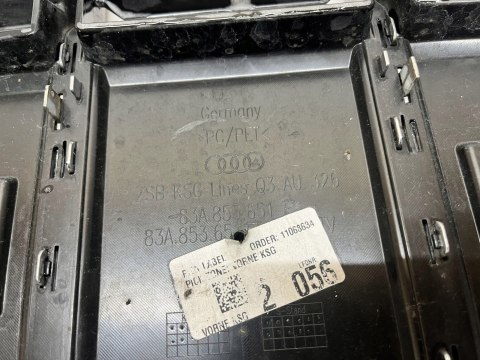 Audi Q3 II 83A ATRAPA GRILL 83A853651E ORG FV WYS 24H Audi Q3 II 83A ATRAPA GRILL 83A853651E ORG FV WYS 24H