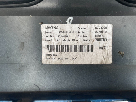 BMW 1er F40 M135i M paket ab Bj. 2019 - Stoßstange vorne bumper Original mb320 BMW 1er F40 M135i M paket ab Bj. 2019 - Stoßstange vorne bumper Original mb320