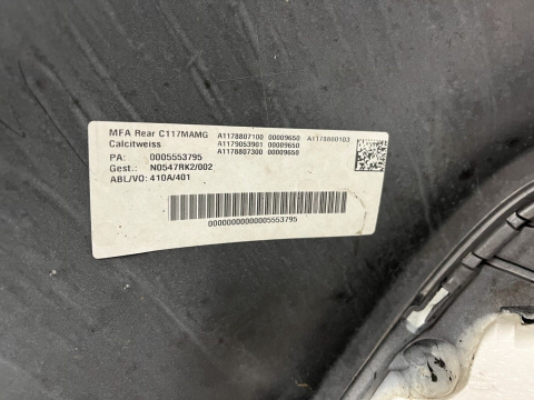 Mercedes Benz CLA W117 AMG Stoßstange hinten bumper a1178851225 Original wnz Mercedes Benz CLA W117 AMG Stoßstange hinten bumper a1178851225 Original wnz